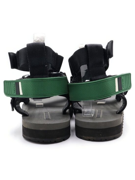 Prada Belt Sports Sandals Black